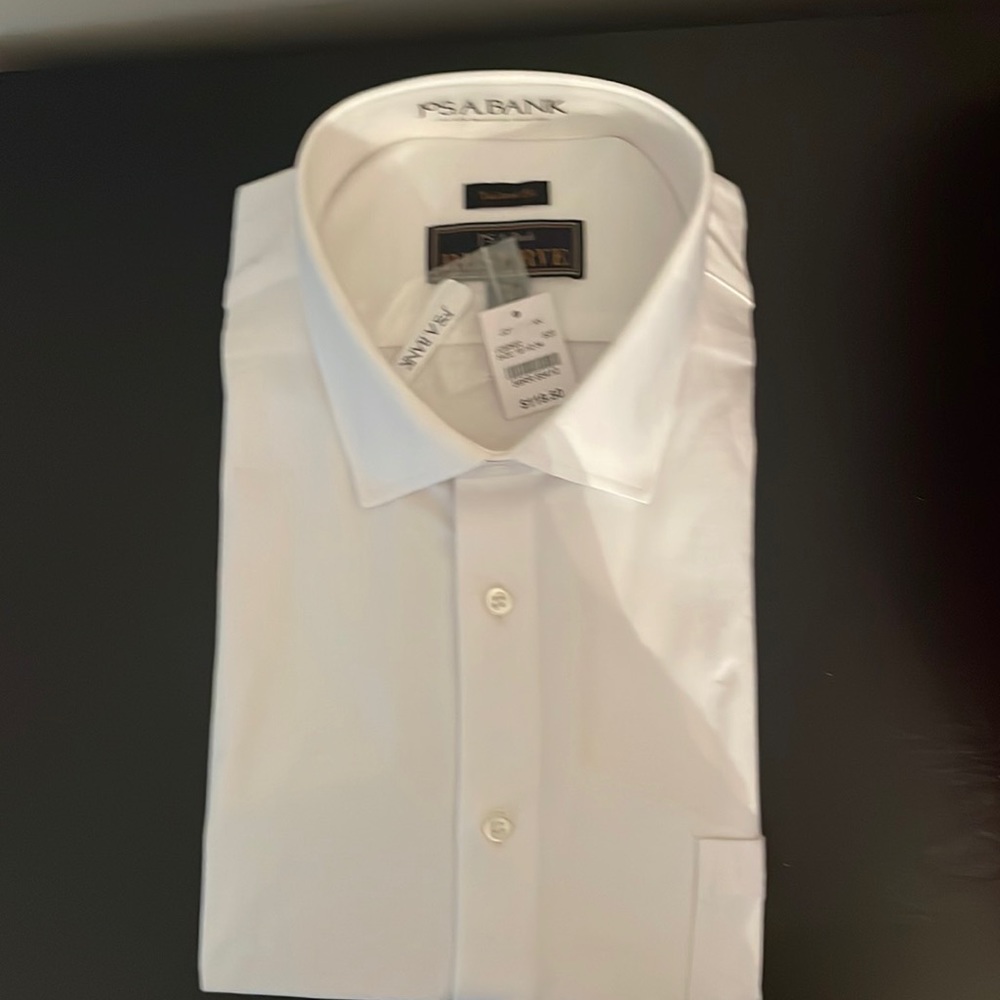 Jos A Bank white button down shirt